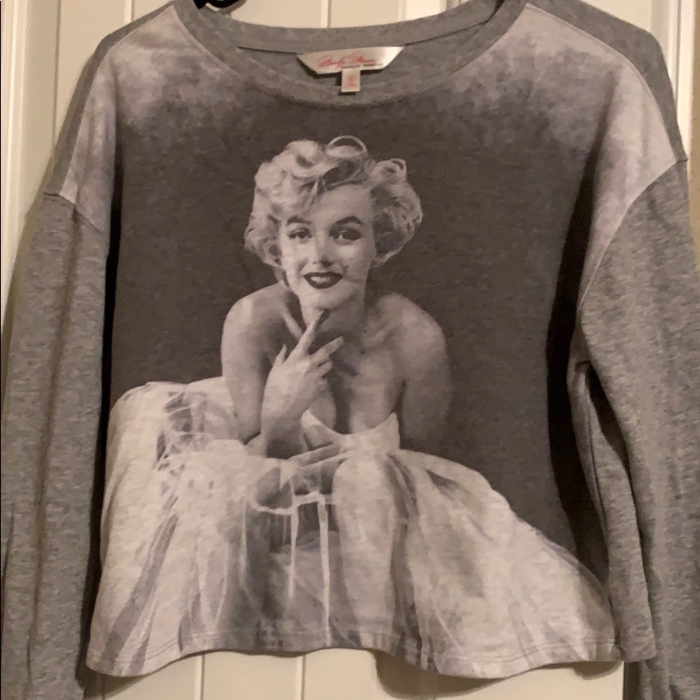 Marilyn Monroe Crop Top Sweater